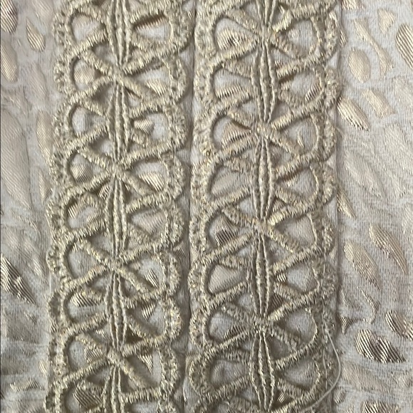 Lilly Pulitzer NWT SIZE 14 Elegant Gold/Cream Sleeveless Lagoon Jacquard Dress - Picture 4 of 8